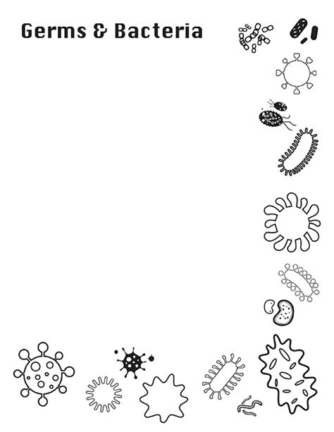 Germs Page Border