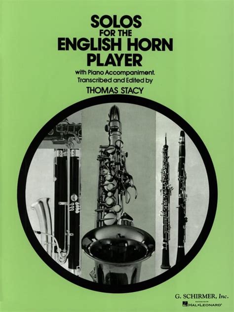 Solos For The English Horn Player Thomas Stacy Partition