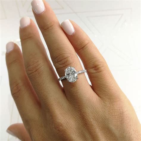Oval Diamond Ring 2 Carat Diamond