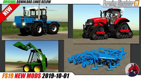 Fs19 New Mods 2019 10 01 Review Youtube
