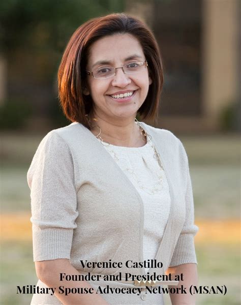 Verenice Castillo Advocate And Military Spouse Advocacy Network Founder