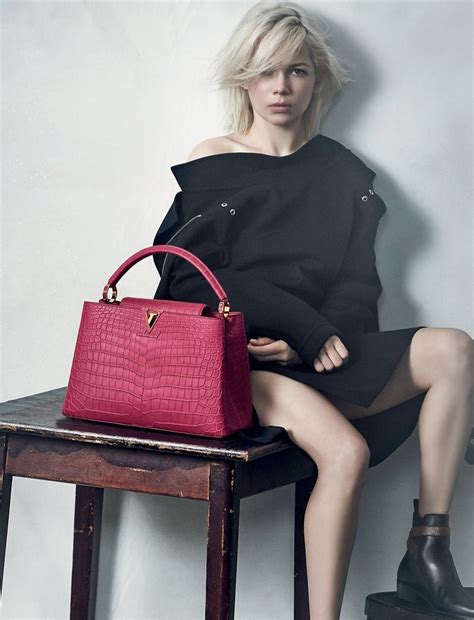 Michelle Williams In Louis Vuitton Capucines Spring Summer 2015 Ad Campaign Spotted Fashion
