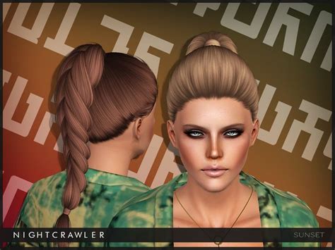 Nightcrawler Sims Nightcrawler Sunset Sims Hair Sims Nightcrawler