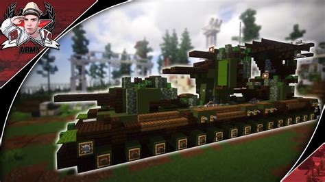Minecraft Ww2 Kv 6 Super Heavy Tank Tutorial Youtube