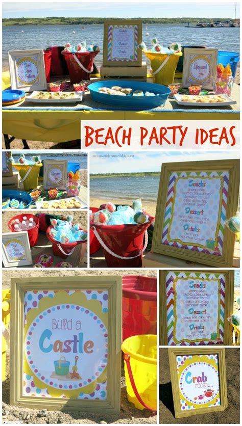 Beach Birthday Party Ideas Moms And Munchkins Beach Party Games Kids