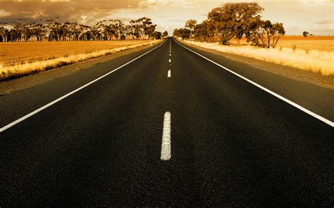 Straight road at sunset in rural australia wallpaper | 2560x1600 | 3046 ...