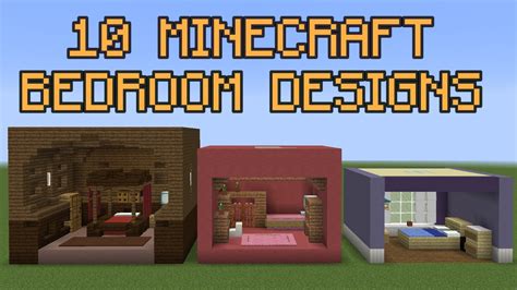 10 Minecraft Bedroom Designs Minecraft Bedroom Minecraft Room