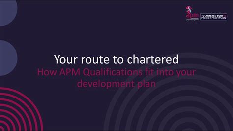 Your Route To Chartered How Apm Qualifications Fit Into Your