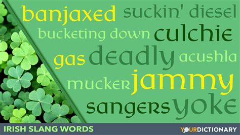 70 Irish Slang Words And Phrases That Are Great Craic Yourdictionary