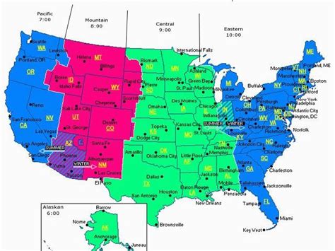 Tennessee Time Zone Map With Cities Map Of Time Zones In North America