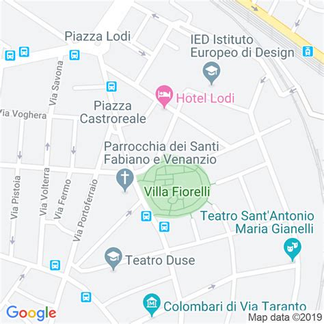 Cap Di Piazza Di Villa Fiorelli A Roma Ilcapdiit