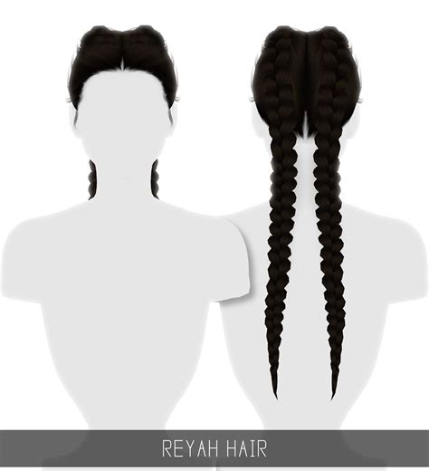 Simpliciaty Reyah Hair ~ Sims 4 Hairs Sims Hair Sims 4