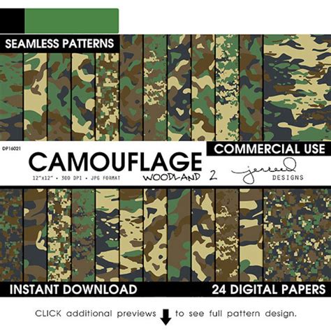Army Camo Pattern Camo Colors Camoflague Woodland Etsy Canada
