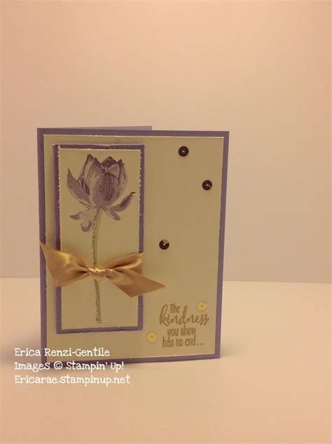 A Sneak Peek At The New Stamp Set Called Lotus Blossom This Card