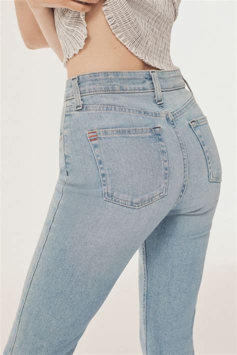 Bdg High Waisted Cropped Kick Flare Jean Light Wash Urban Outfitters
