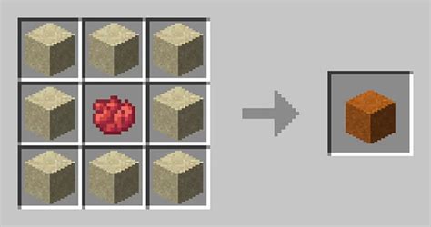 Craft Red Sand From Sand Minecraft Data Pack
