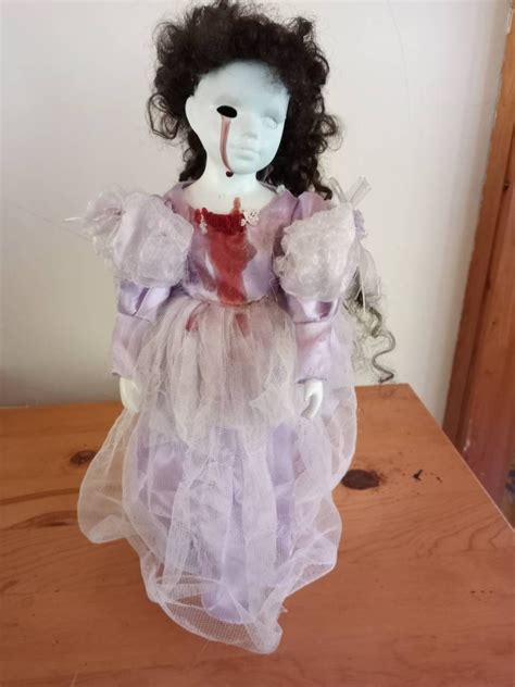 Creepy Undead Zombie Doll Halloween Prop Decor Etsy