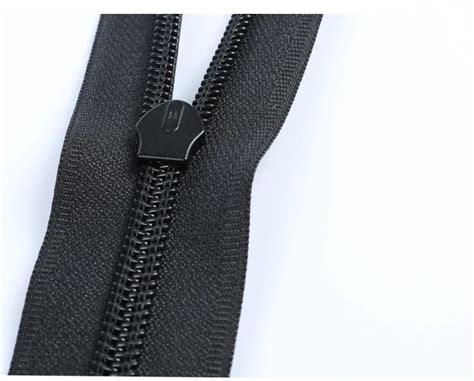 Waterproof Zippers Sports Wear Black Invisible Zipper 70cm~150cm For