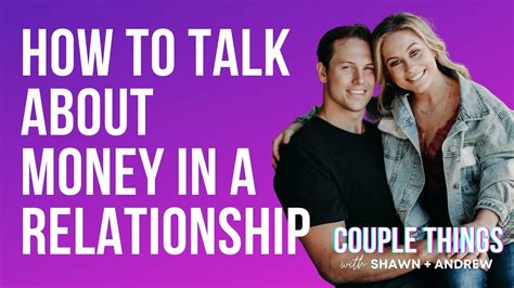 How To Talk About Money In A Relationship Couple Things Youtube