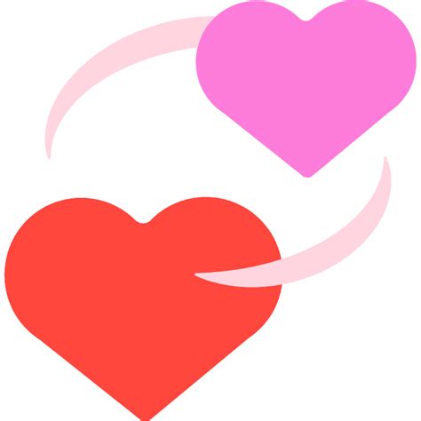 Revolving Hearts Emoji Clipart Free Download Transparent Png Creazilla