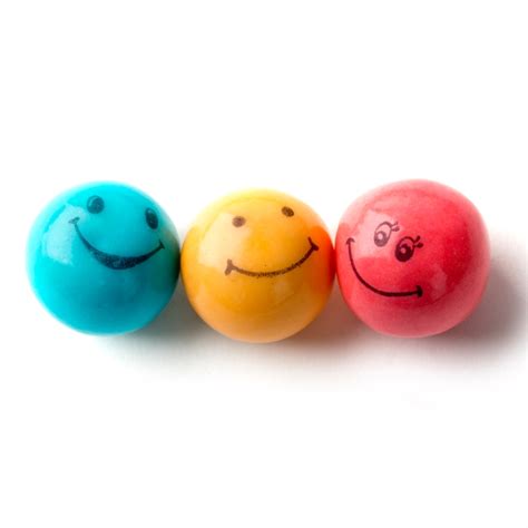 Assorted Rainbow Smiley Face Gumballs Oh Nuts