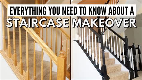 Diy Staircase Makeover L Gel Stain Oak Banister Update L General