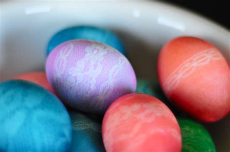 Diy Til We Die Lace Patterned Easter Eggs
