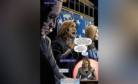 Us Election 2020 Female Force Kamala Harris New Comic Book On Joe