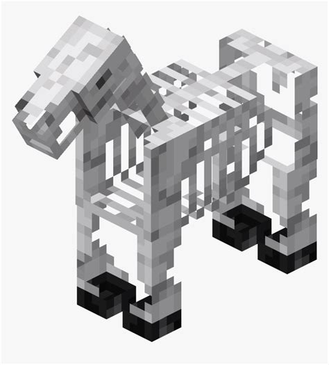 Minecraft Skeleton Horse Texture Hd Png Download Transparent Png