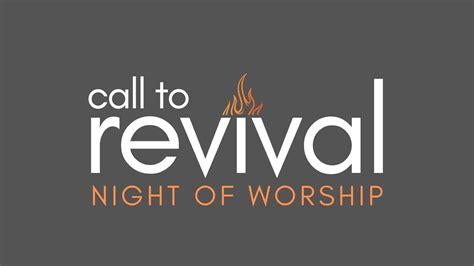 Call To Revival Night Of Worship July 17 2020 Youtube