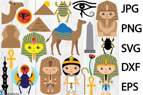 Ancient Egypt Clip Art Cutting Files 305c 479837 Illustrations