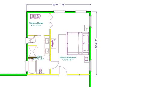 Master Bedroom And Bathroom Addition Plans
