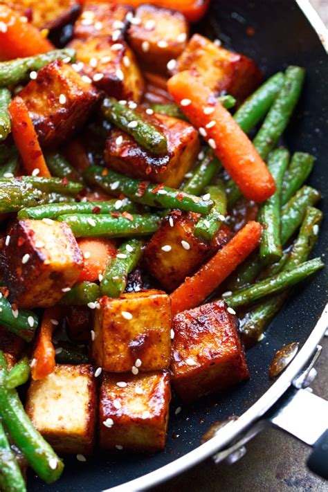 Sesame Ginger Tofu And Veggie Stir Fry Recipe Little Spice Jar