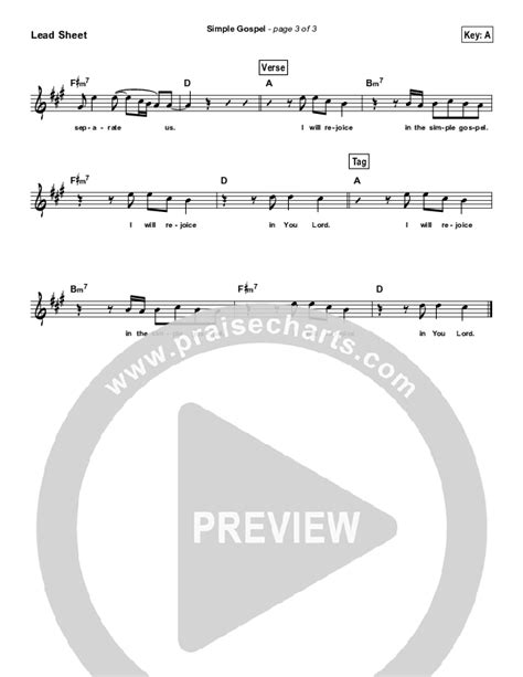 Simple Gospel Simplified Sheet Music Pdf Praisecharts