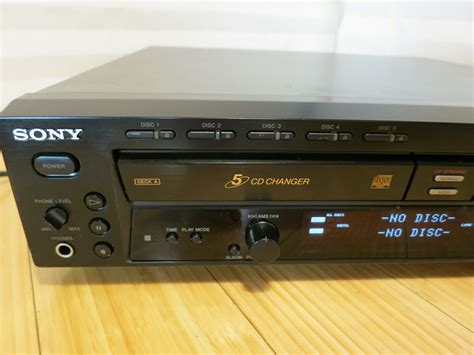 Sony Rcd W500c Combo Compact Disc Recorder And 5 Disc Cd Changer Player