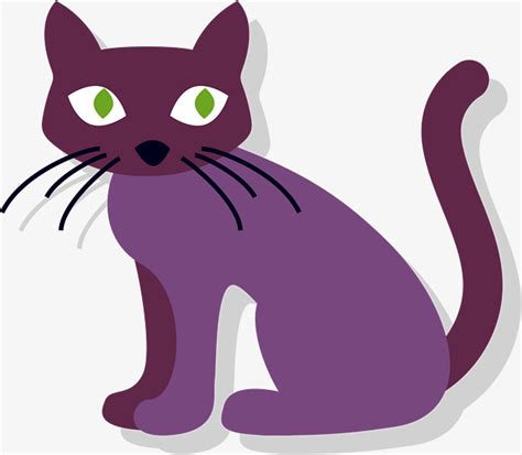 Purple Cat Clipart Free Download On Clipartmag