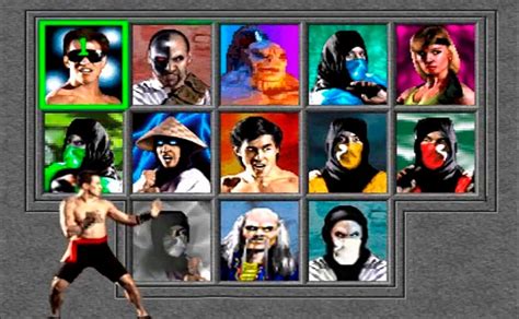 Todas las pantallas de selección de personaje en Mortal Kombat