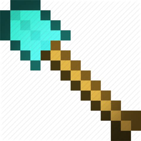 Download Minecraft Shovel Png Minecraft Diamond Sword Icon