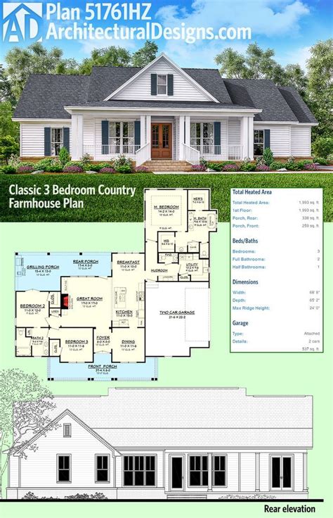 Country Farmhouse Plans Farmhouse Floor Plans Farmhouse House