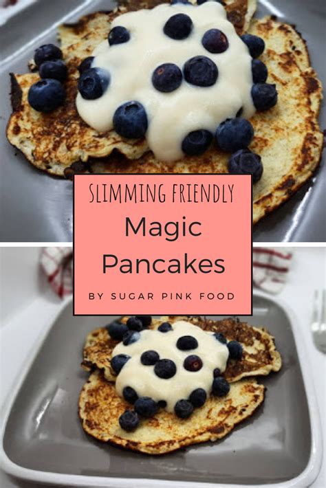 Extra Fluffy Magic Pancakes Healthy Recipe Sugar Pink Food