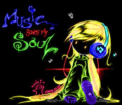 Music Saves My Soul By Red Cherry Anime On Deviantart