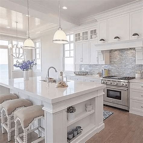 36 Stunning Beautiful Kitchen Design Ideas With Luxury Look White