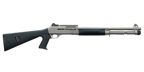 Benelli M4 Tactical 12 Gauge Semi Automatic Shotgun With Titanium