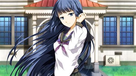 1074052 Anime Anime Girls Artwork Black Hair School Uniform