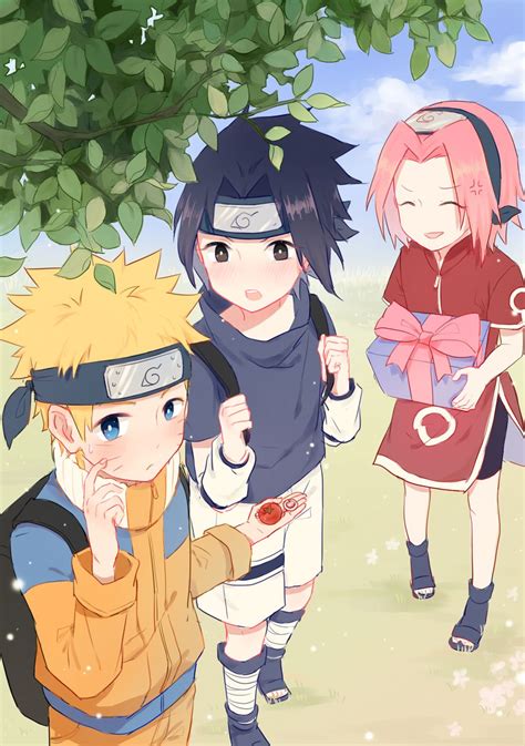 Naruto Team 7 Naruto Vs Sasuke Naruto Fan Art Gaara Anime Naruto