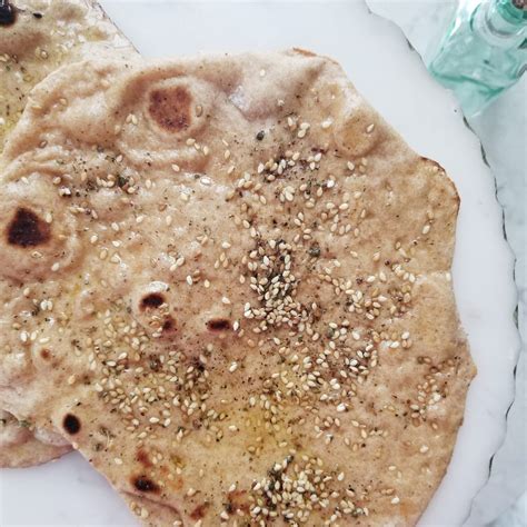 Whole Wheat Naan Easy And Healthy The Hint Of Rosemary