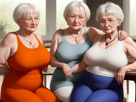 Ai Generated Images 2 Bbws Old Grannies Like Rosemary Harris White