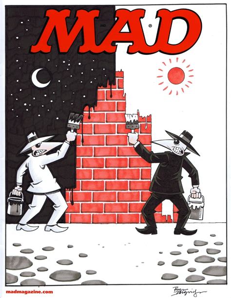 Mad Spy Vs Spy In Ronald Shepherds Mad Magazine Sketch Cover