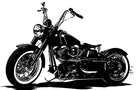 American Chopper Motorcycle With Vintage Ink Drawing And American Flag