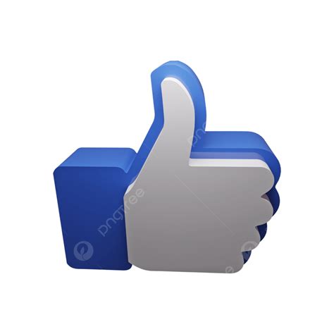 Thumbs Up 3d Vector 3d Social Media Icon Thumbs Up Or Like Button
